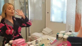 Britney Amber Teases Her Sweaty Naked Body in Leaked Video