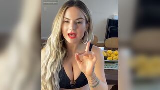 JoJo Levesque Squeezes Her Titties Together For Attention (3 Pics + Video Tape)