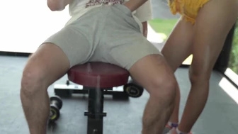 I came to the gym to work out and there was a hot chick there ready to cheat on her boyfriend