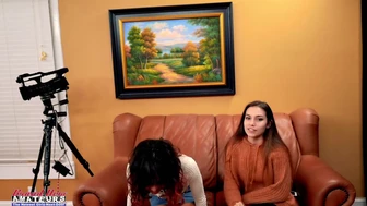 My cutie coed friend tricks Kataljna Kittin pussy for pussy eating in fake porn audition pt1 aka Pinaypixie