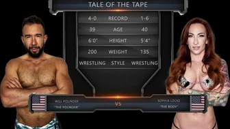 Sophia Locke Evolved Battles in NEW Wrestling Fuck Video