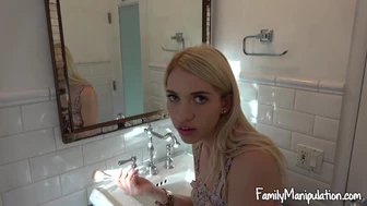 Stepbrother doesn't take rejection well