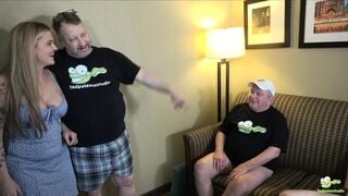 Wisconsin Tiff Mini Gangbang with Old Men