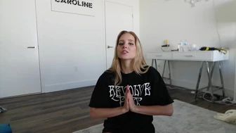 Caroline Zalog Teases Her Petite Titties in Steamy Nude Video