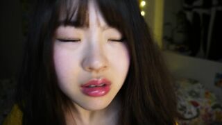 ASMR Clingy Girlfriend Is Spooked After Scary Movie Night Kisses, Cuddles & Maybe