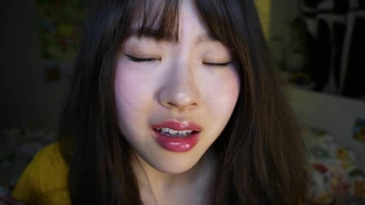 ASMR Clingy Girlfriend Is Spooked After Scary Movie Night Kisses, Cuddles & Maybe