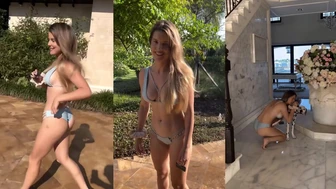 Amanda Cerny Teases in Skimpy Thong Bikini for Leaked Video