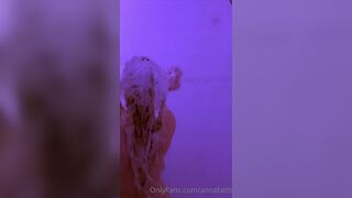 Anna Faith Naked Onlyfans Shower Video Tape