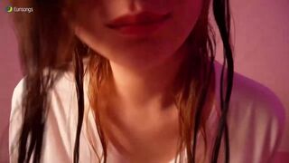 Eunsongs ASMR Wet T Shirt Massage Braless Video Tape Leak