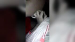 Wife taking condom husband’s cock in her tight pussy
 Indian Video Tape