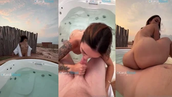 Karol Rosado provoca em vídeo imperdível de sexo na piscina ao ar livre