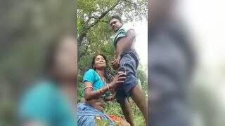 Man brings neighbor’s wife to the forest and pours his semen on her face
 Indian Video Tape