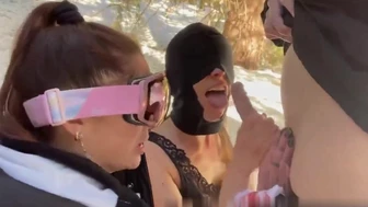 Fk2 Life avec bbmarie : vidéo sextape teaser double fellation lors d'une escapade au ski, jour 2