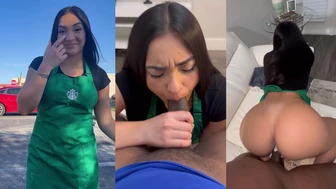 UrLocalModel BBC Fuck Video at Starbucks
