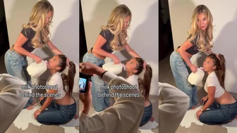 Sophie Rain Milk Photoshoot Behind the Scenes