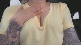 Jen Brett showing her nipples in uber Latest  Onlyfans Leaked Tape