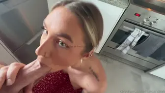 Holly Brougham Gets Filled With Cum While Cooking