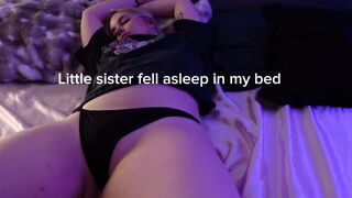 Sister is in my bed again