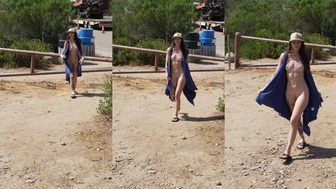I got spotted trying to hike naked
