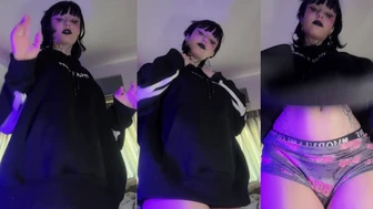 showing off juicy titty under my hoodie