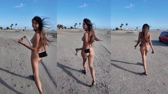 Just out for a casual public walk... clothing optional and mostly ignored.