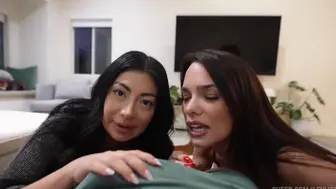 Ivy Ireland And CamI Strella Get Caught Masturbating To Their Sex Tape