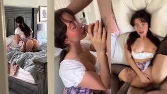 Jakara Mitchell Gets Ravished In Her Schoolgirl Outfit