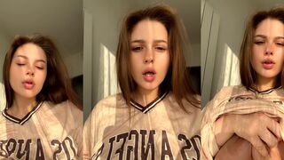 dropping my HUGE 19 year olds on your face!