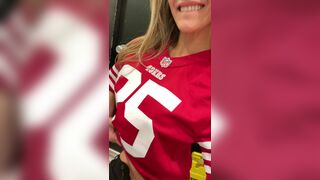 Who’s ready for a celebratory fuck? Niners baby! 
[Reddit Video]