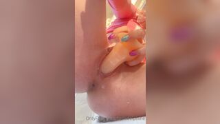 Belle Delphine Cute In Pink PPV Dildo Closeup Tape