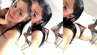 This 19yo goth girl would love to sit on your face