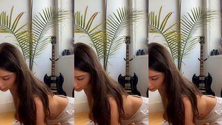 Sophie Mudd Strips And Plays Solo In Her Bedroom