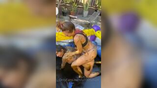 Top Lana Rhoades Naked Lesbian Mud Wrestling Onlyfans VideoTape Leaked