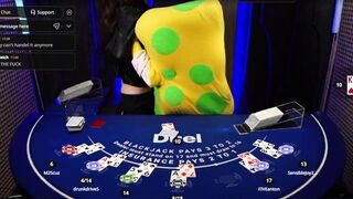 Studygreed On Duel Casino Spongbob Took Her Tits Out And Trying To Fuck