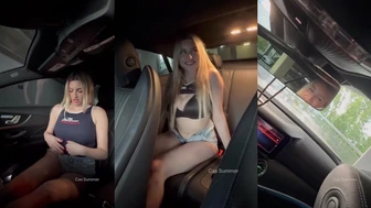 Cas Summer Enjoys Rough Outdoor Fucking In A Garage