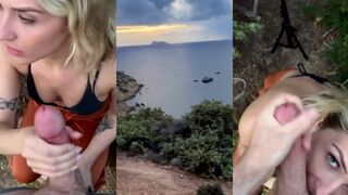 Ella Rose BWC Sucks Cock And Takes A Facial In POV