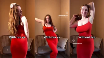 Without bra for sure