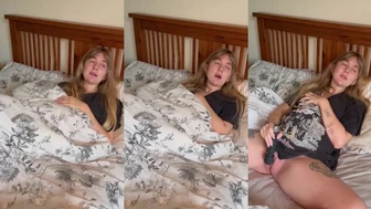 Macbuff Teases Her Wet Pussy With A Magic Wand