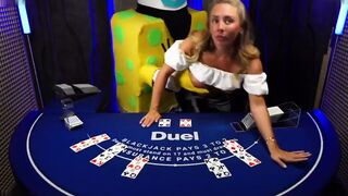 Bonnie Blue Engages In A Sexy Strip Poker Showdown