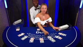 Bonnie Blue Engages In A Sexy Strip Poker Showdown