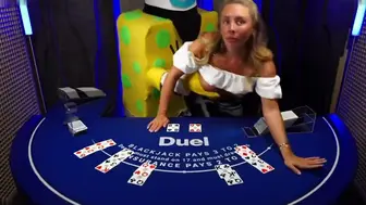Bonnie Blue Engages In A Sexy Strip Poker Showdown