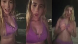Lil Tay Shows Off In A Sexy Poolside OnlyFans Leak