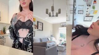 Violet Myers Squirts Milk From Her Breasts In Exclusive 4K Clip