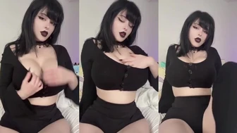 Gothic Pinkchyu Pleasures Herself In Secret Recording