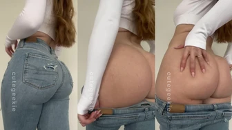 These jeans can fit a lot 0f whooty in them!