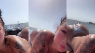 Bhad Bhabie Teases In Her Tiny Bikini Before A Sexy Strip Show