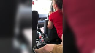 Hot Sexy Young Fucking Her Boyfriend in the Car