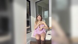 Mia Khalifa Topless Tease Tape Leaked