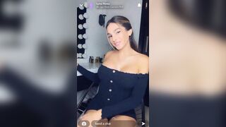 Lyna Perez Black Dress Tease Tape Leaked