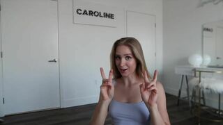 Caroline Zalog Boobs See Through Tape Leaked